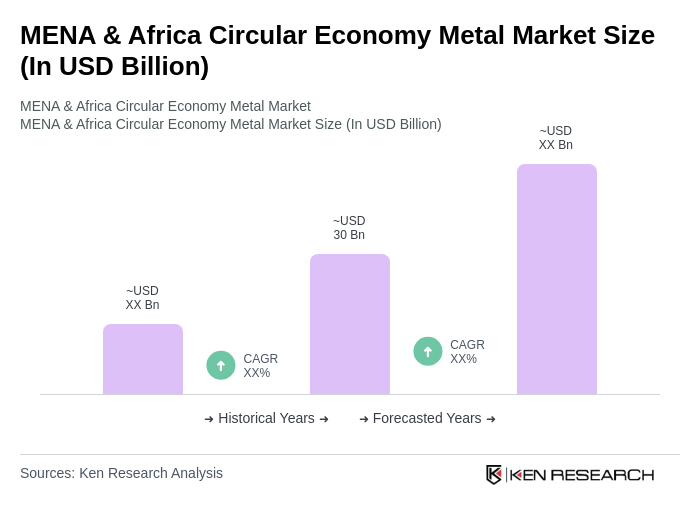 MENA & Africa Circular Economy Metal Market Size