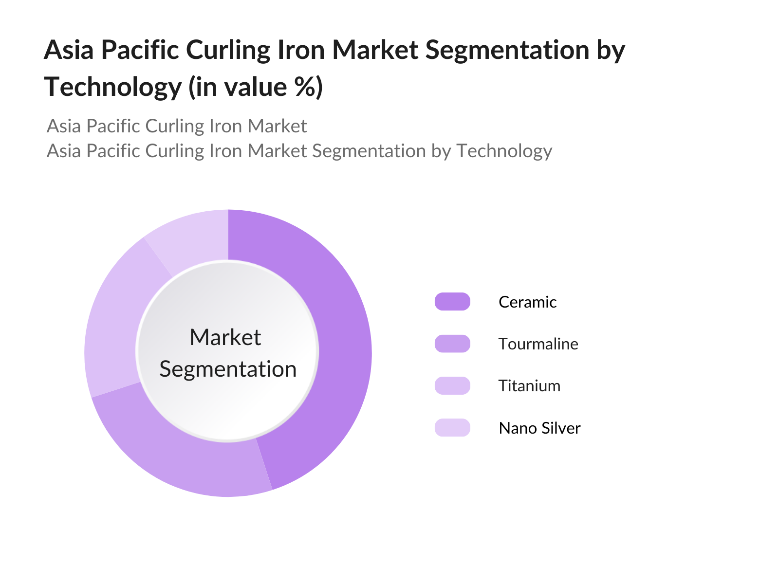 Asia Pacific Curling Iron Market Segmentation