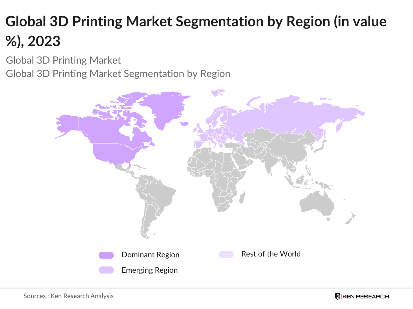 Global 3D Printing Market Segmentation By Region