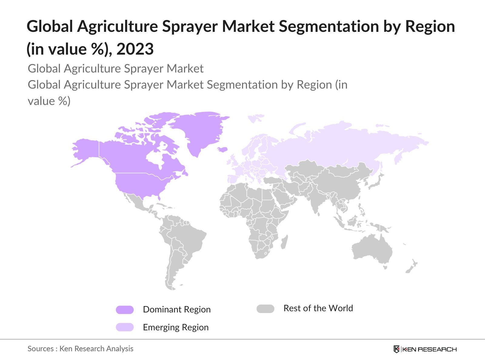 Global Agriculture Sprayer Market Segmentation by Region 