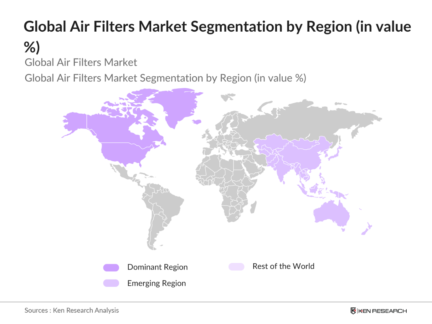 Global Air Filters Market Segmentation By Region