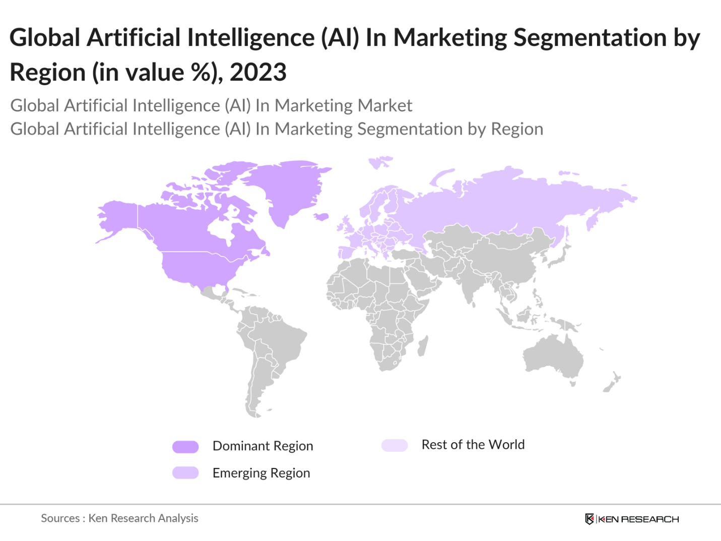 Global AI in Marketing Market Segmentation By Region