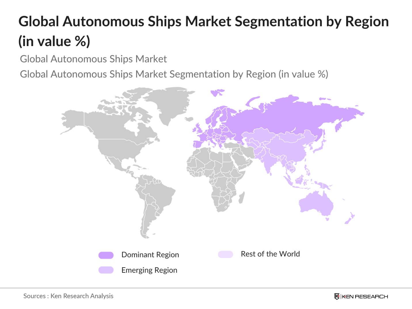 Global Autonomous Ships Market Segmentation By Region