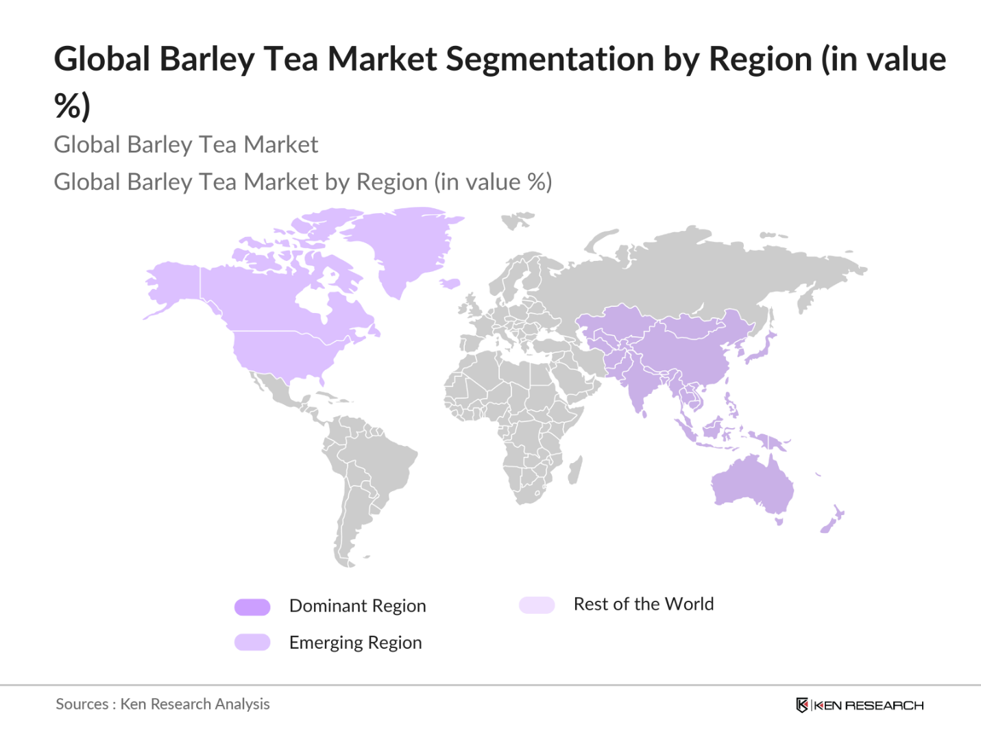 Global Barley Tea Market Segmentation by Region