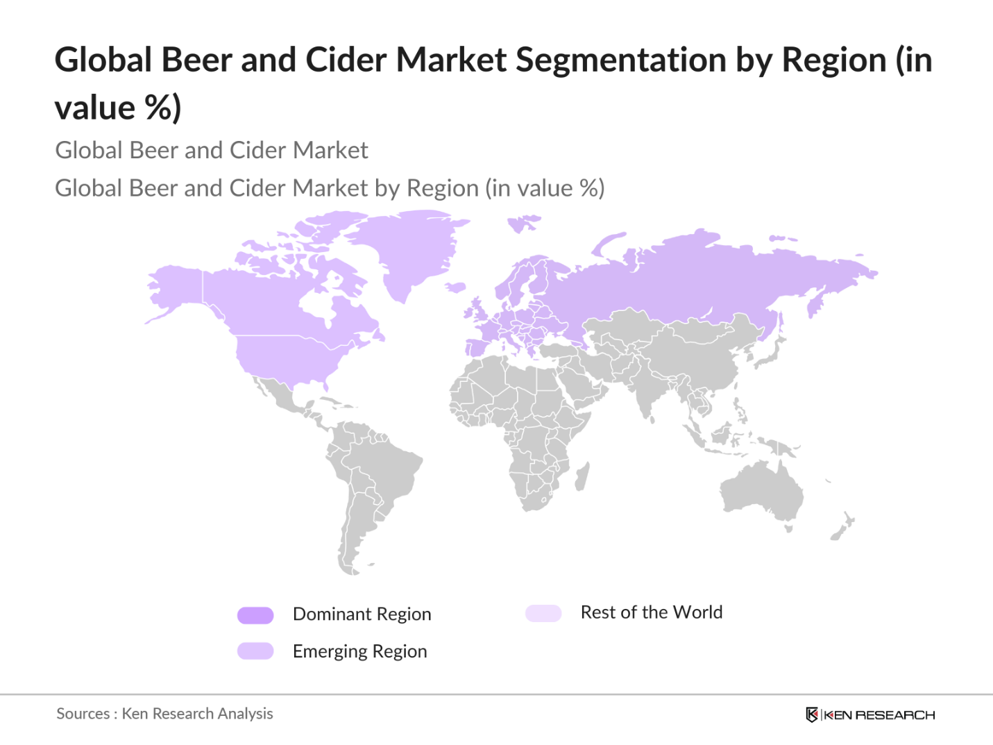 Global Beer and Cider Market Segmentation by Region