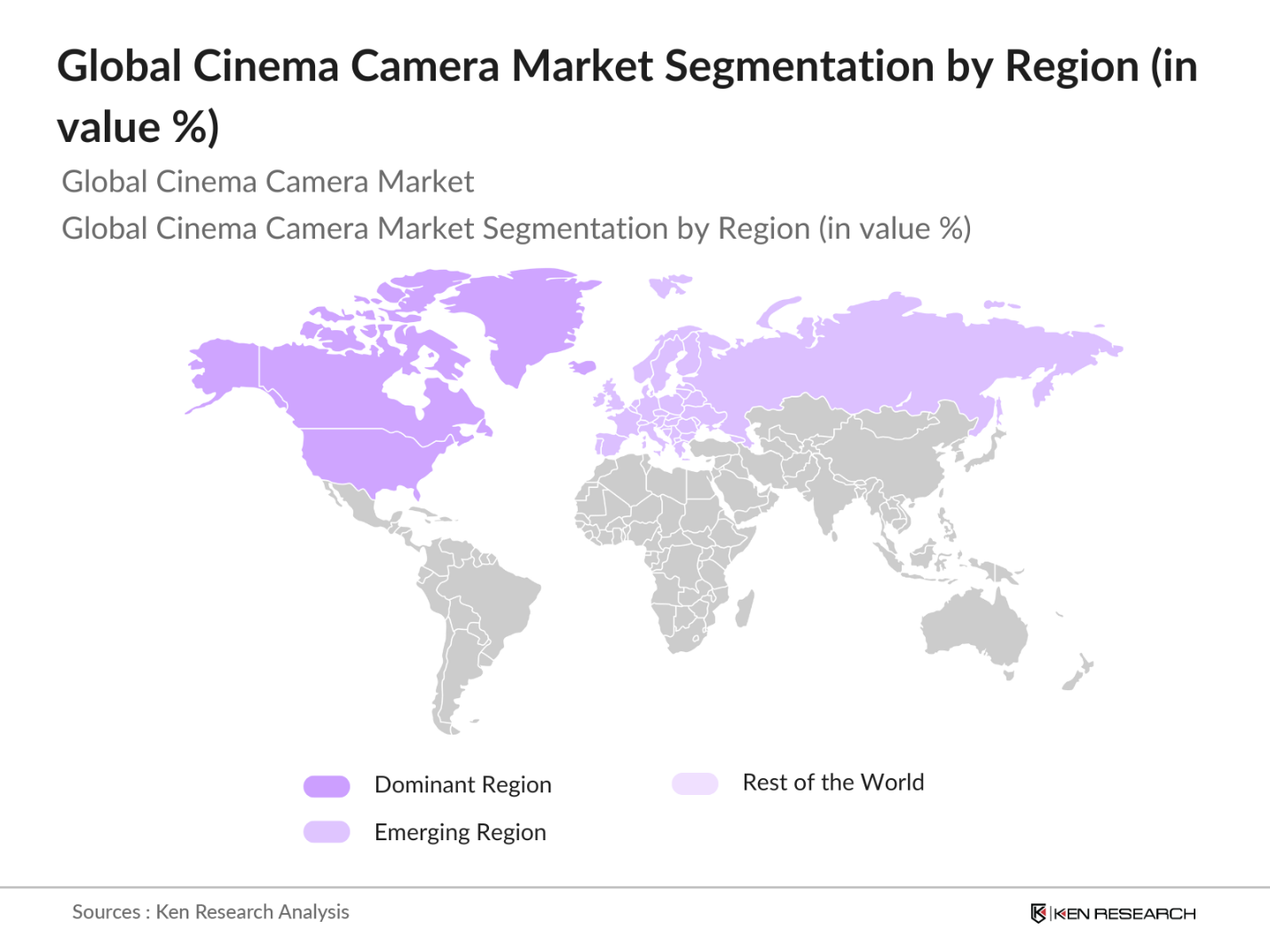Global Cinema Camera Market Segmentation By Region