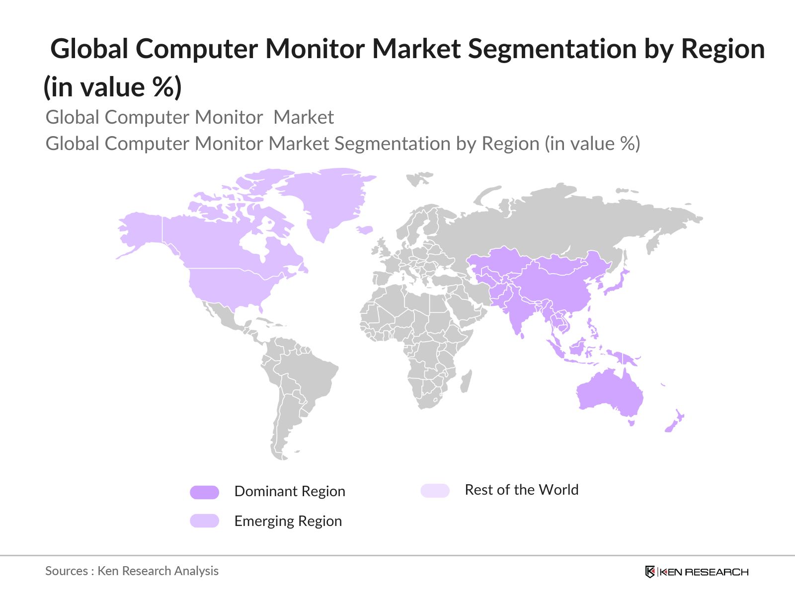 Global Computer Monitor Market Segmentation By Region
