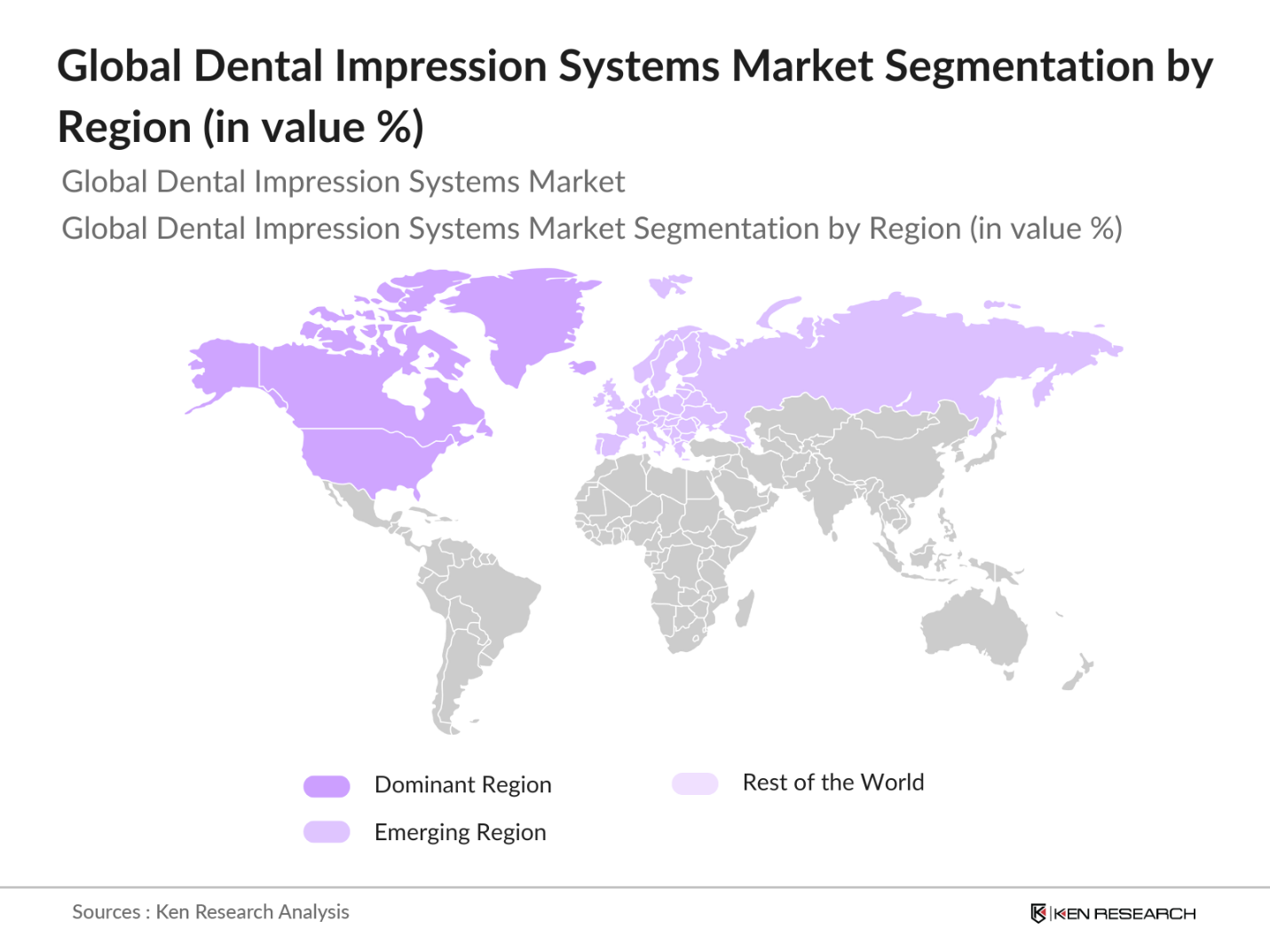 Global Dental Impression Systems Market Segmentation By Region