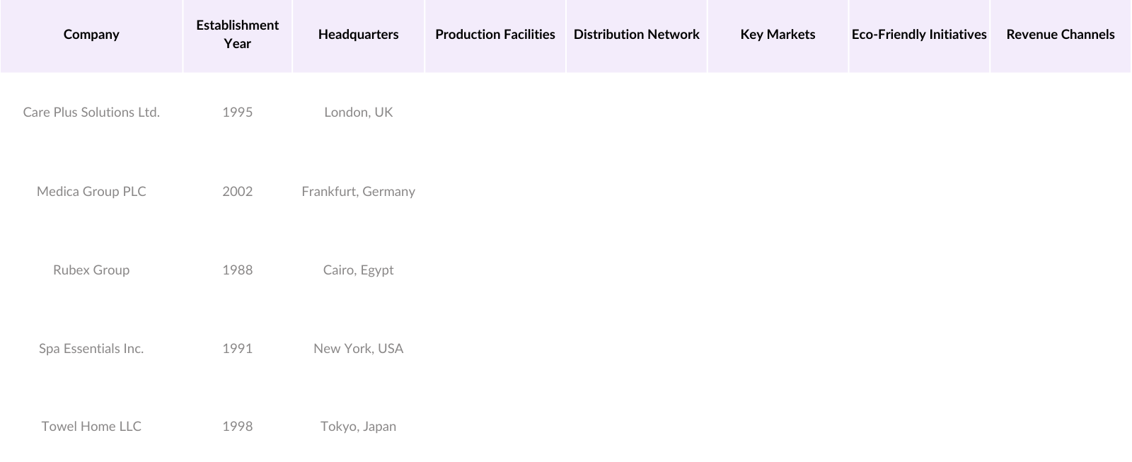 Global Disposable Slippers Market Competitive Landscape