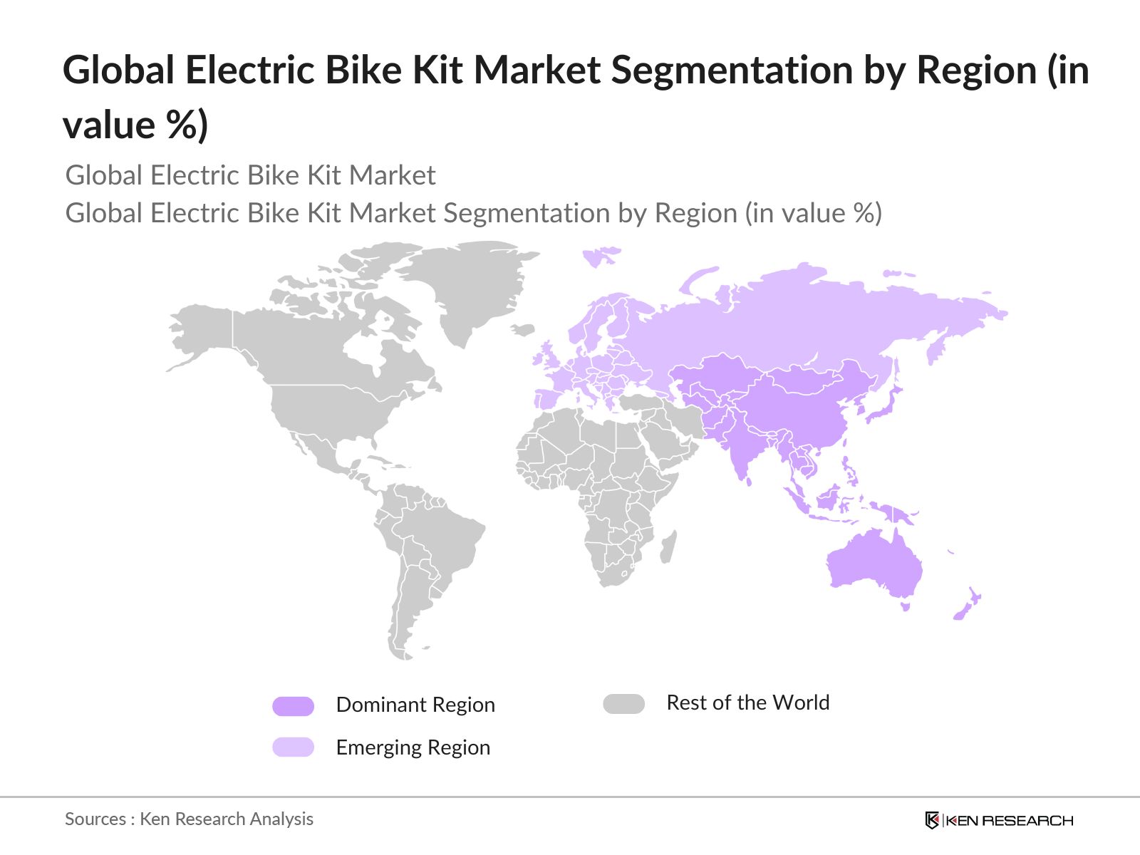 Global Electric Bike Kit Market Segmentation by Region