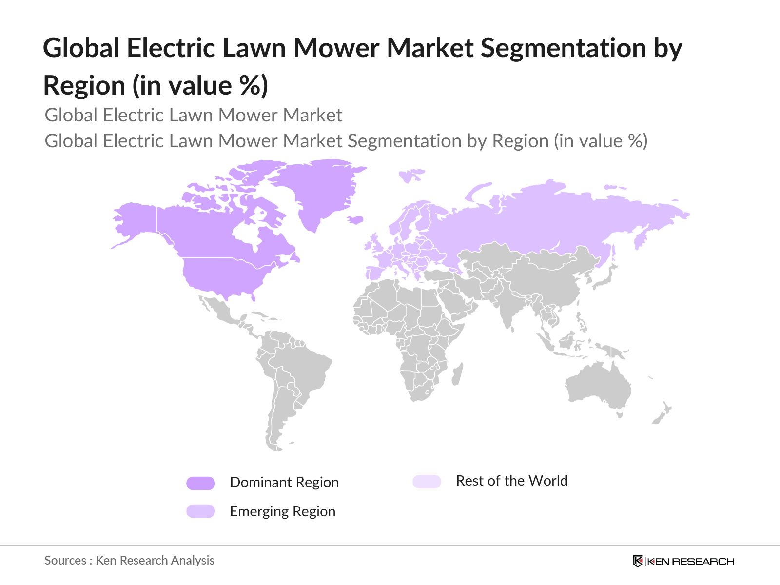 Global Electric Lawn Mower Market Segmentation By Region