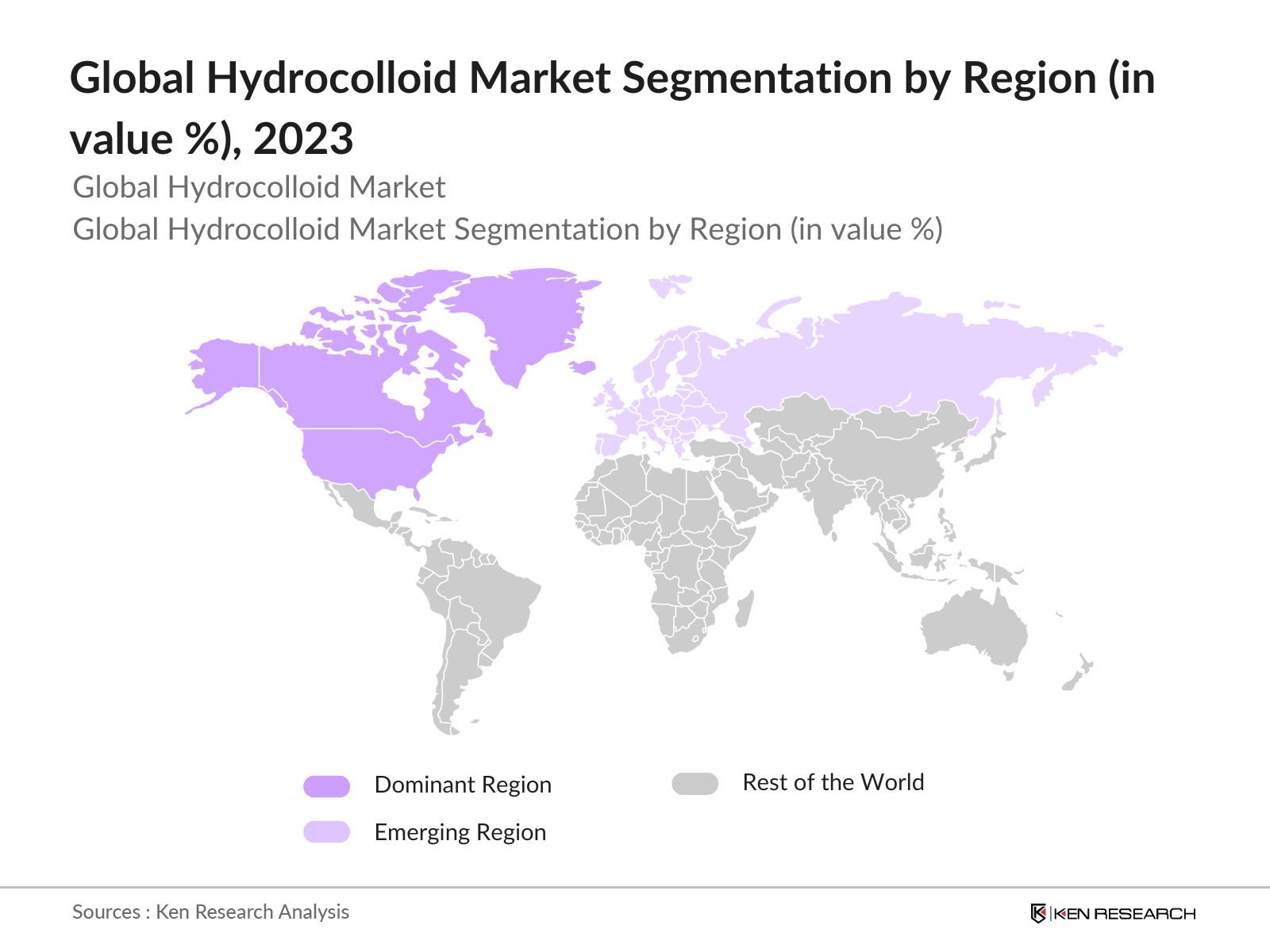 Global Hydrocolloid Market Segmentation by Region