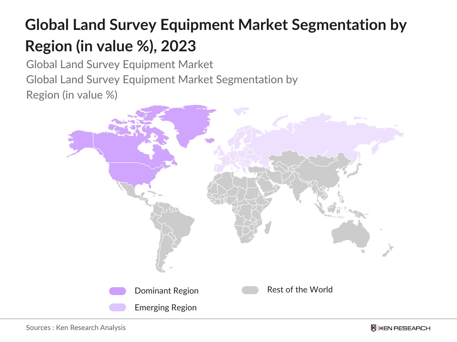 Global Land Survey Equipment Market Segmentation by region