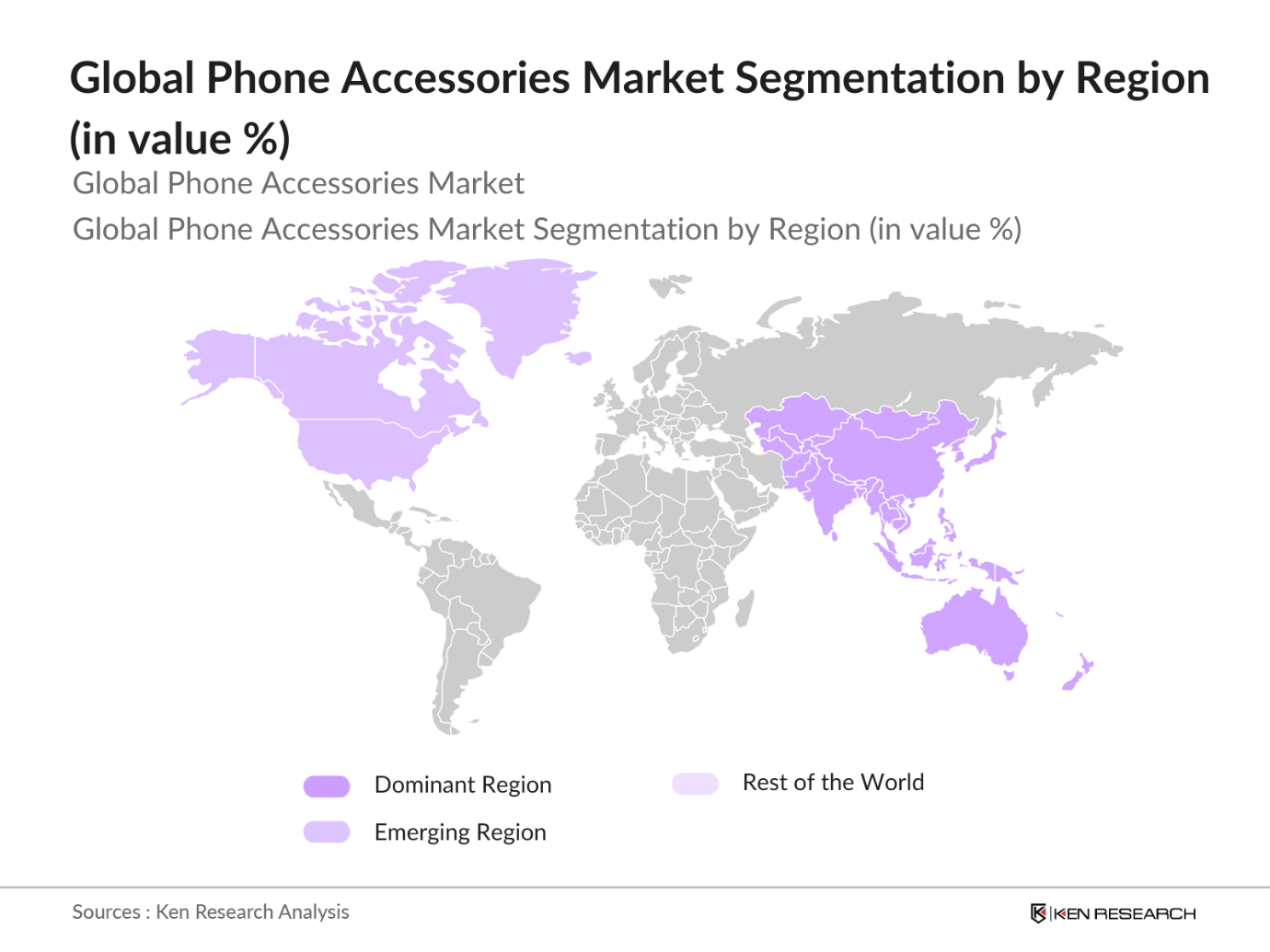 Global Phone Accessories Market Segmentation by Region