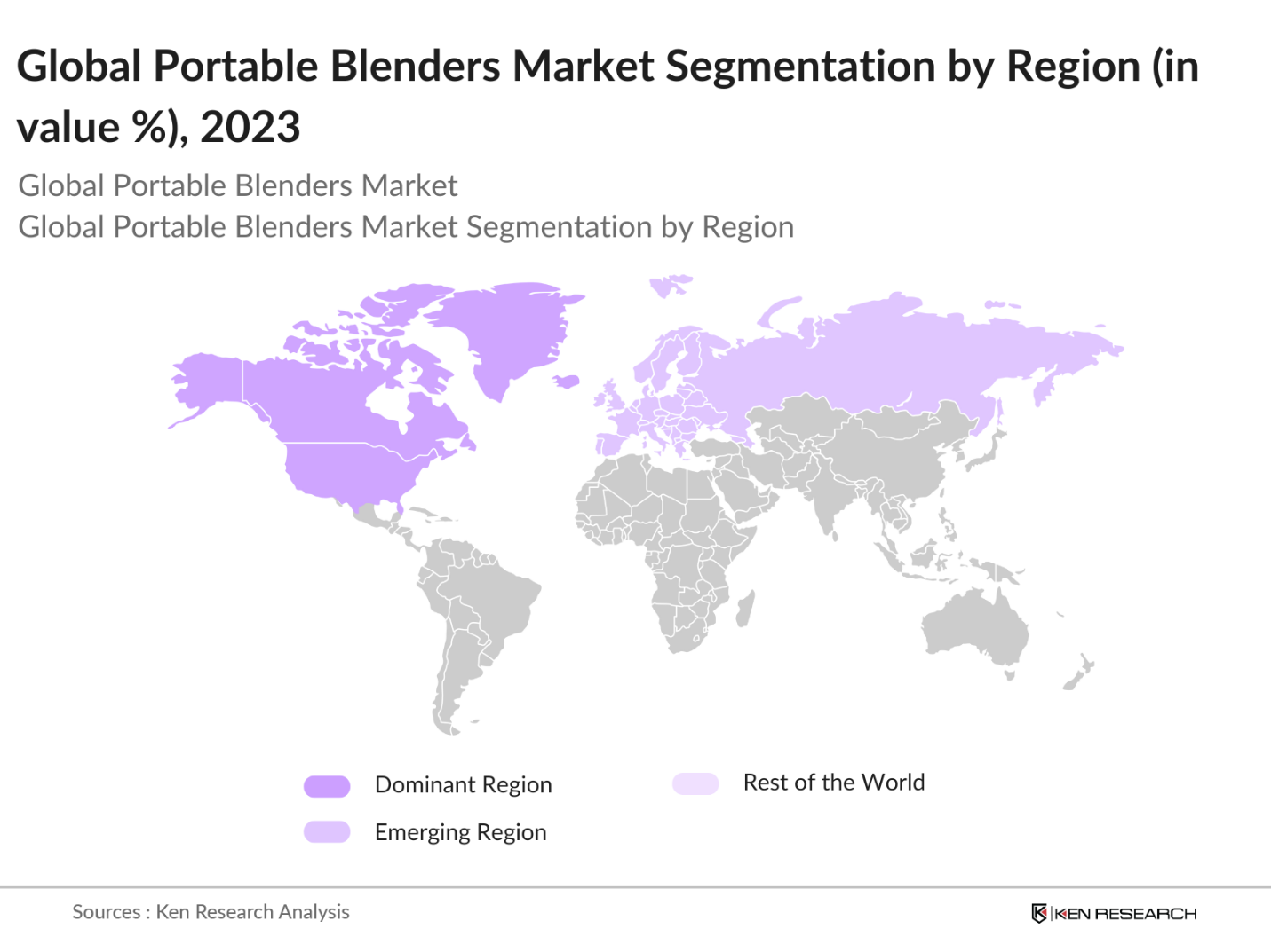 Global Portable Blenders Market Segmentation By Region