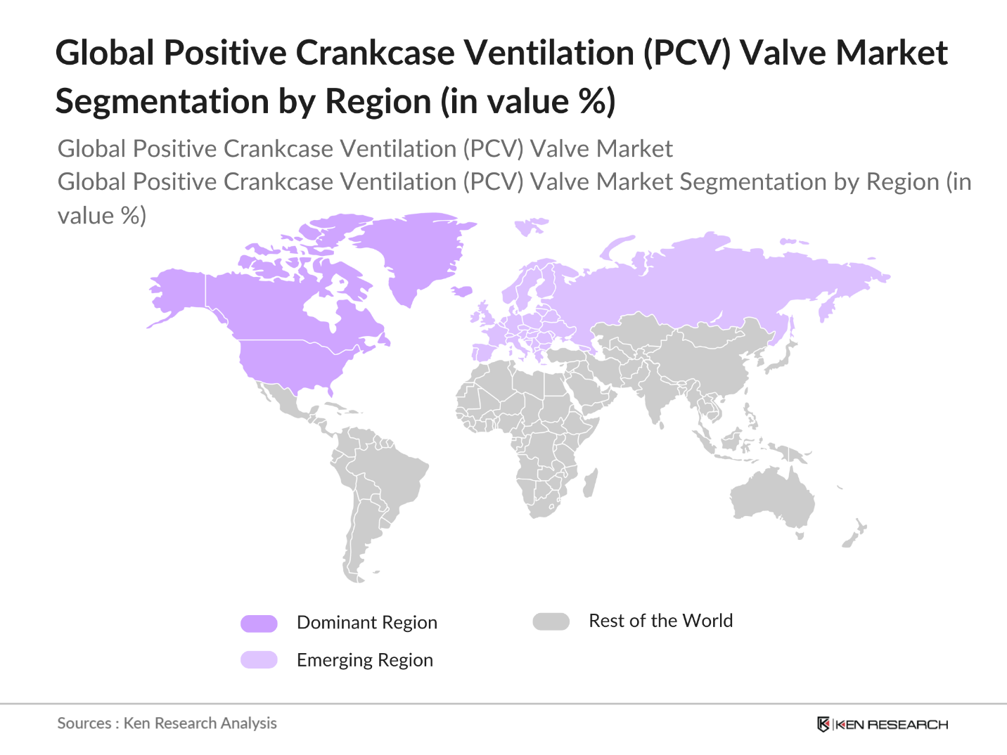 Global Positive Crankcase Ventilation Valve Market Segmentation by Region