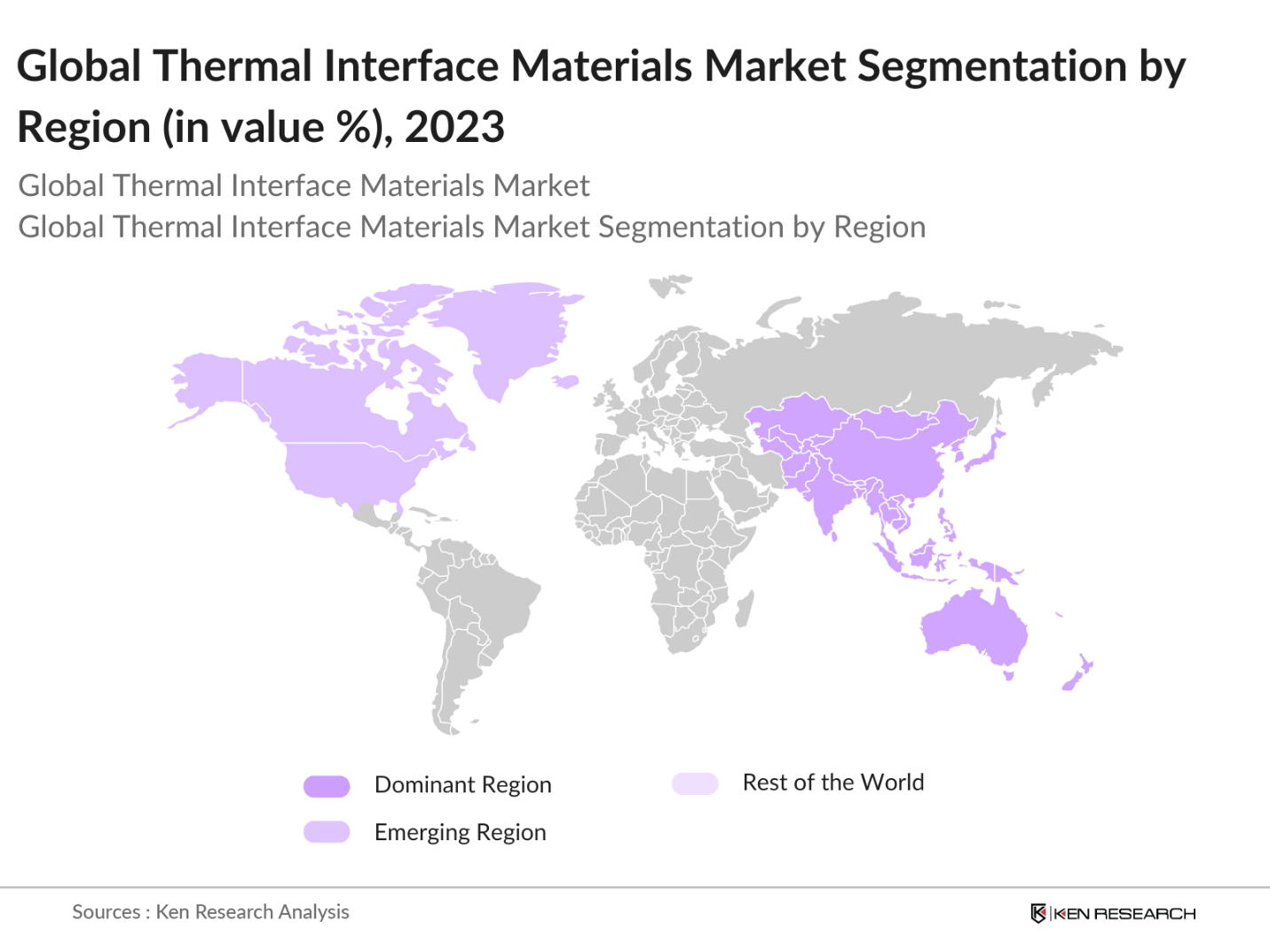 Global Thermal Interface Materials Market Segmentation By Region
