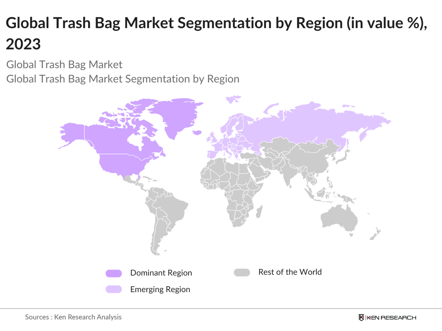 Global Trash Bag Market Segmentation By Region