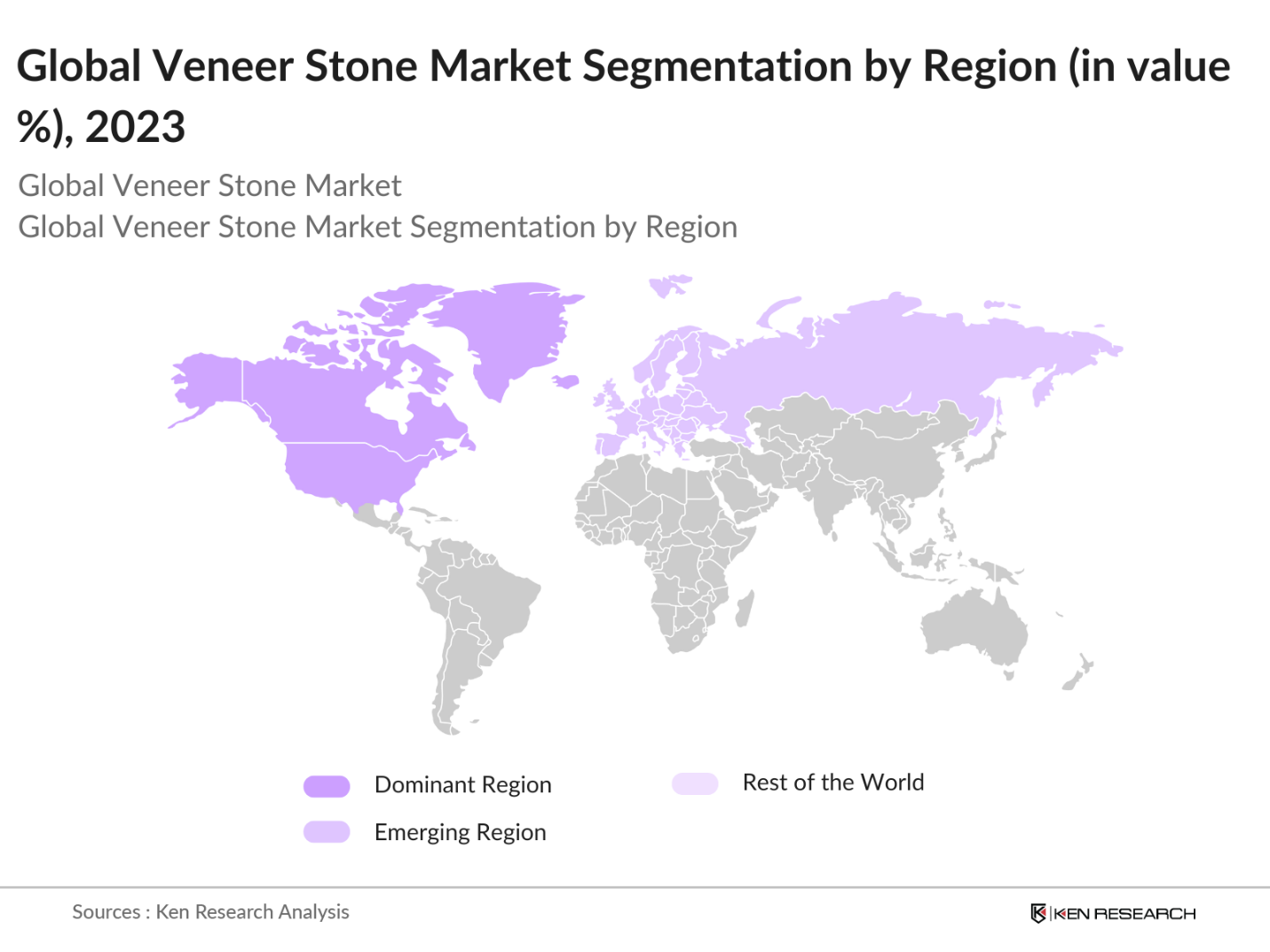 Global Veneer Stone Market Segmentation By Region