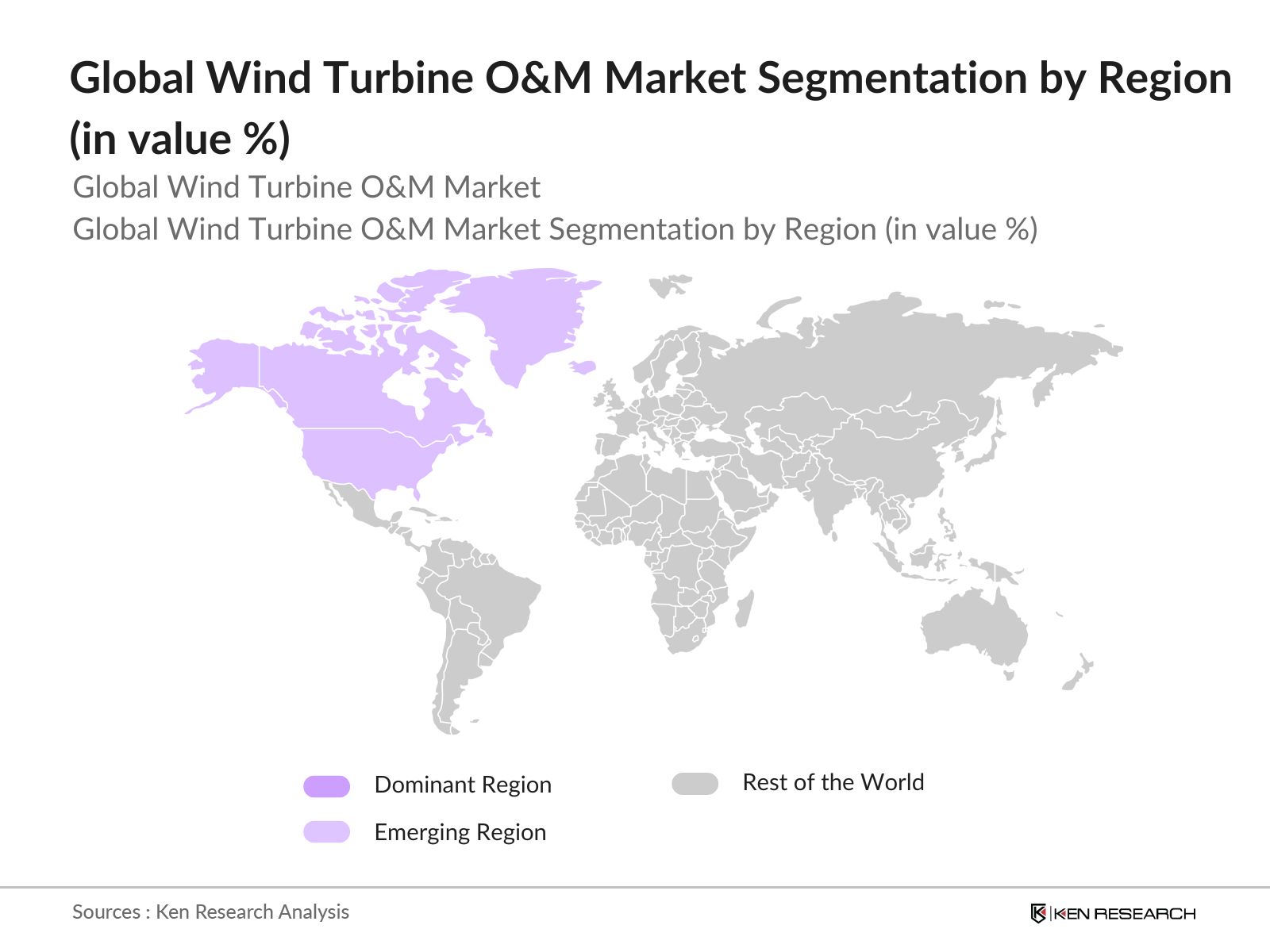 Global Wind Turbine Operations and Maintenance Market Segmentation by region
