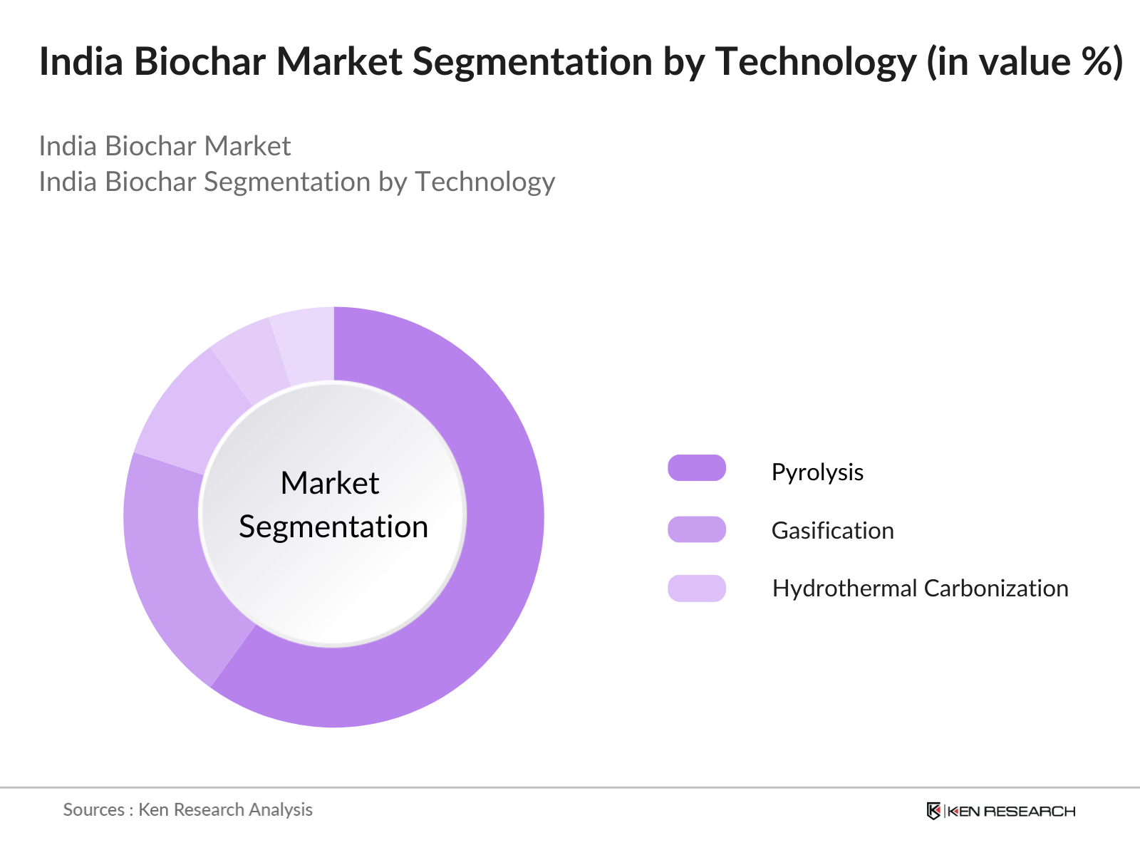 India Biochar Market Segmentation