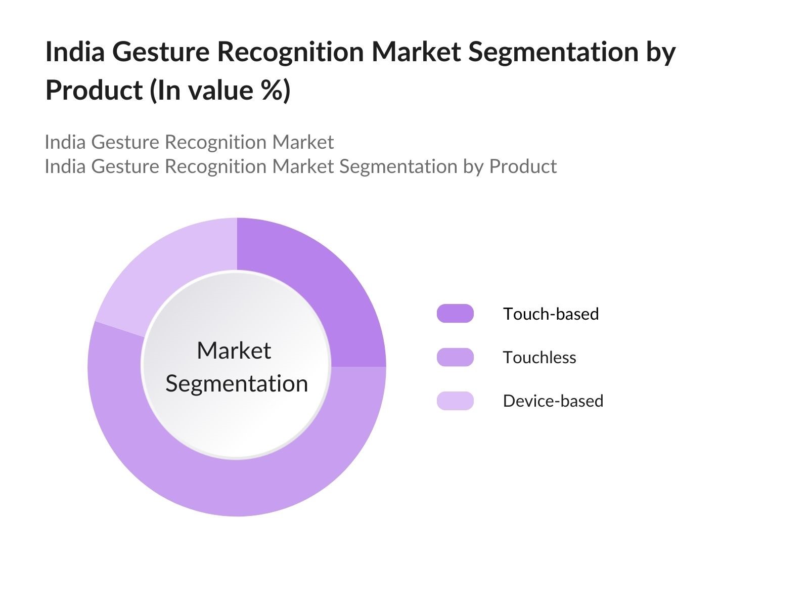 India Gesture Recognition Market Segmentation by product