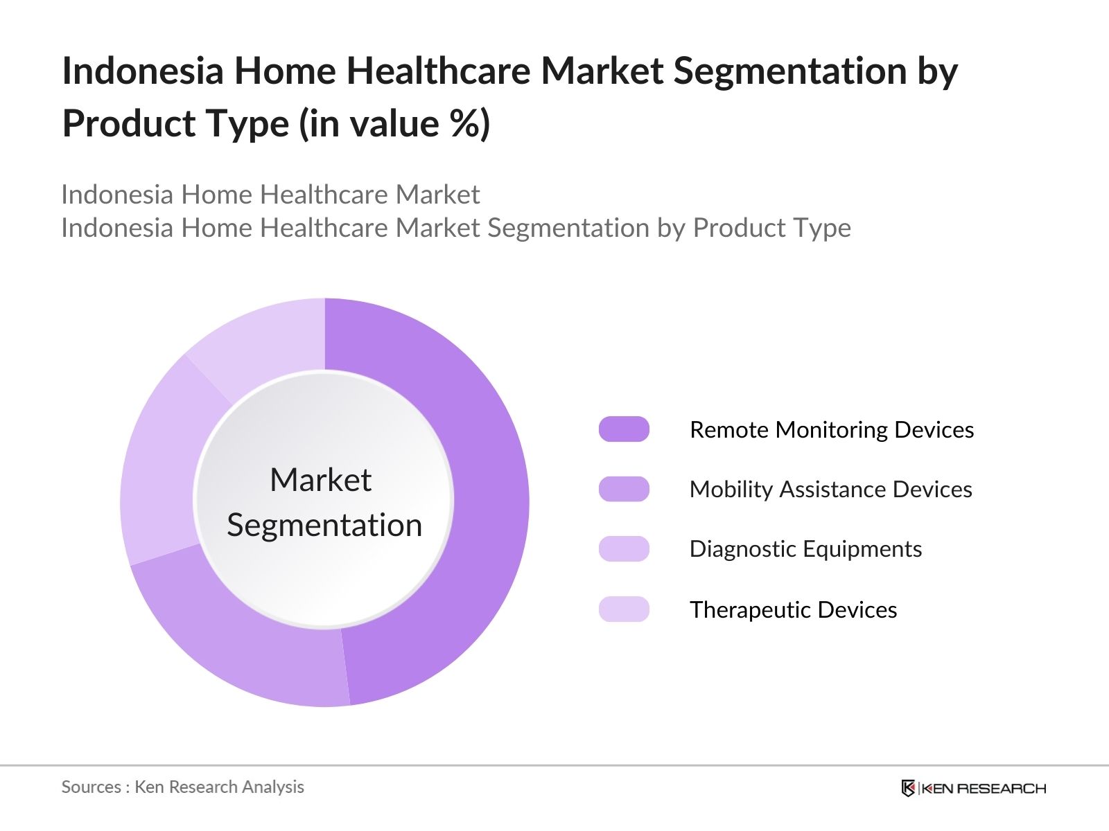 Indonesia Home Healthcare Market Segmentation