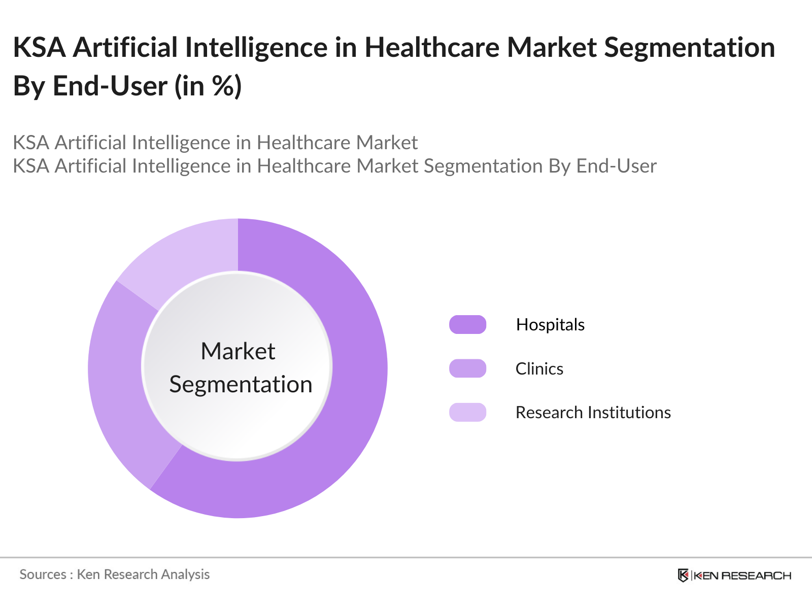 KSA AI in Healthcare Market Segmentation By End-User