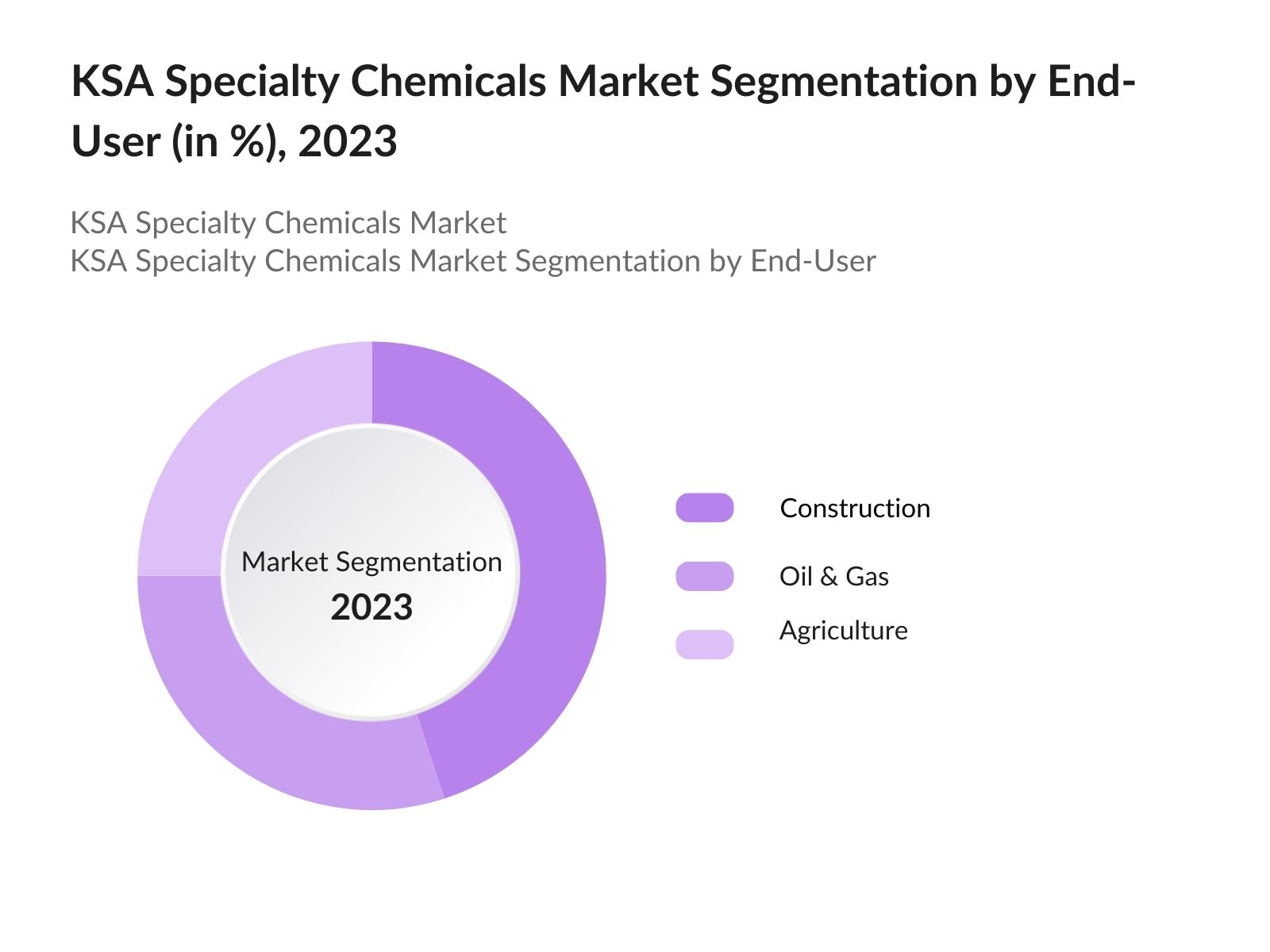 KSA Specialty Chemicals Market Segmentation