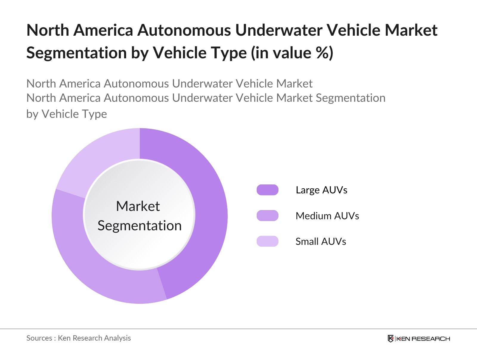 North America Autonomous Underwater Vehicle Market Segmentation by type