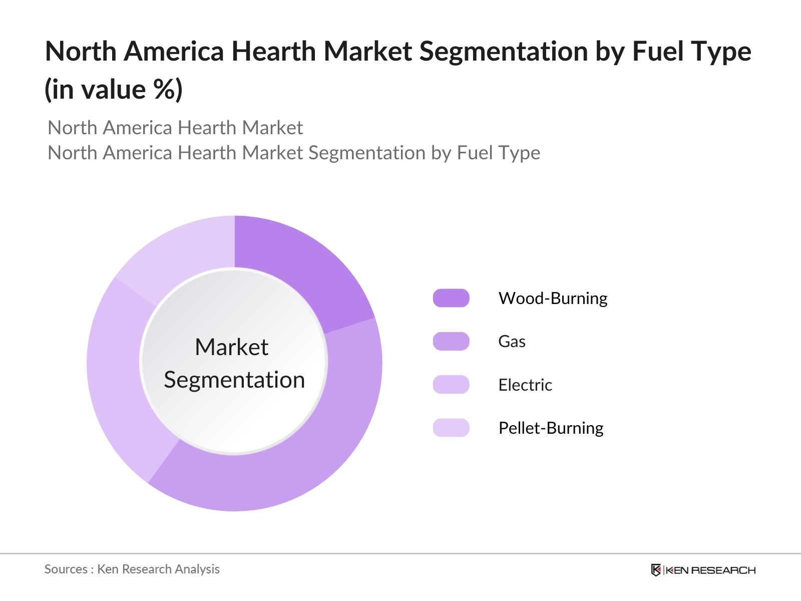 North America Hearth Market Segmentation By Fuel Type