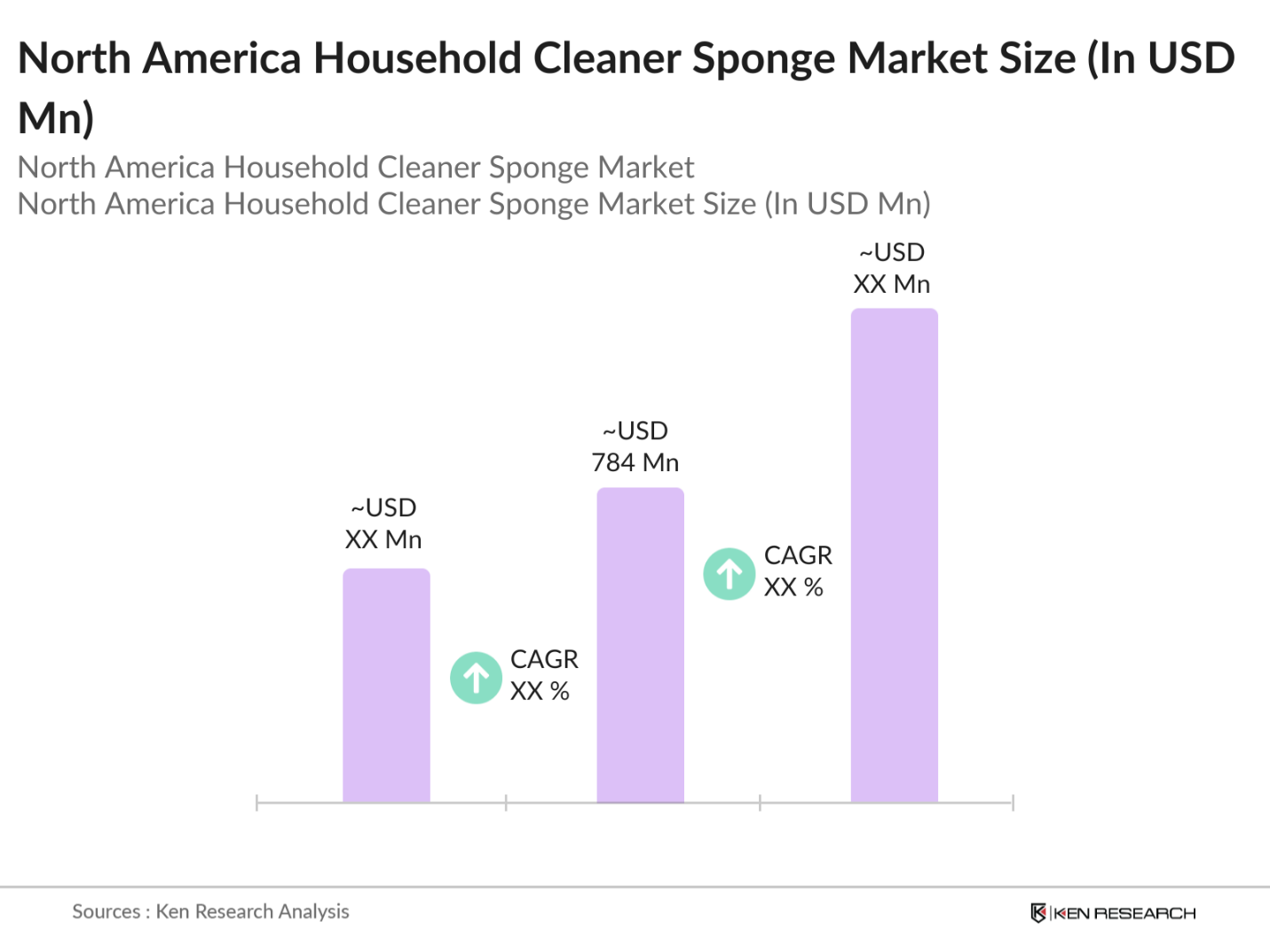 North America Household Cleaner Sponge Market Size