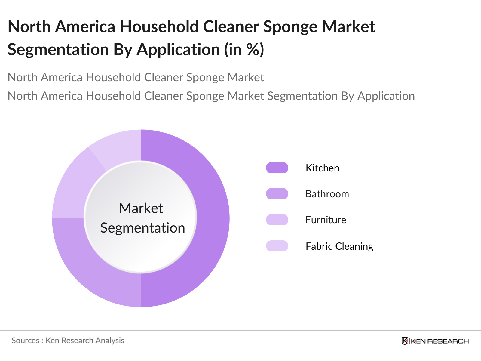 North America Household Cleaner Sponge Market Segmentation By Application