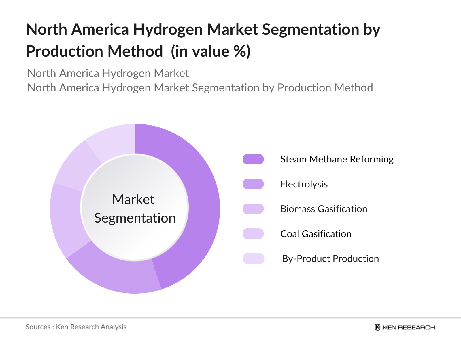 North America Hydrogen Market Segmentation By Production Method