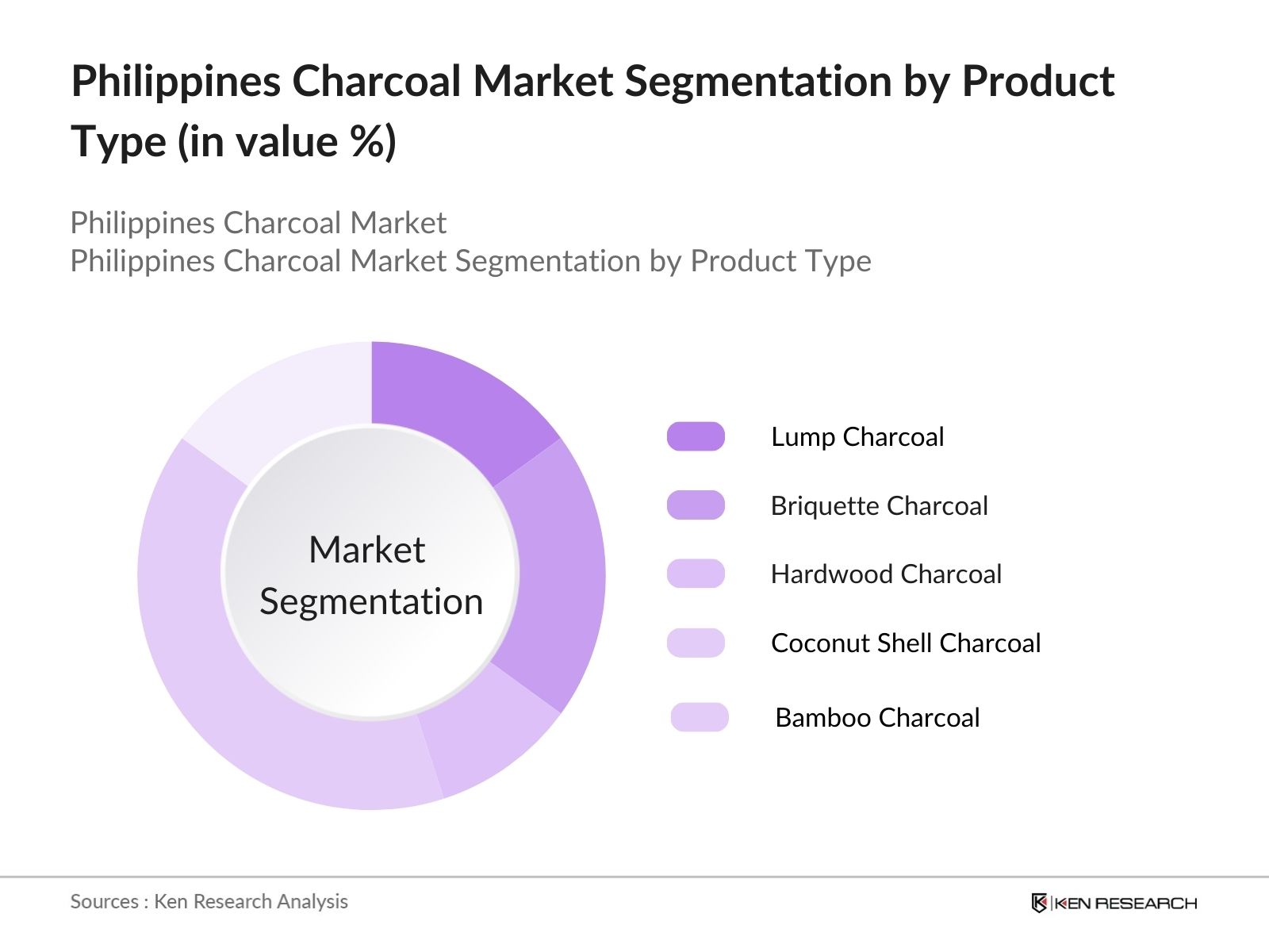 Philippines Charcoal Market Segmentation