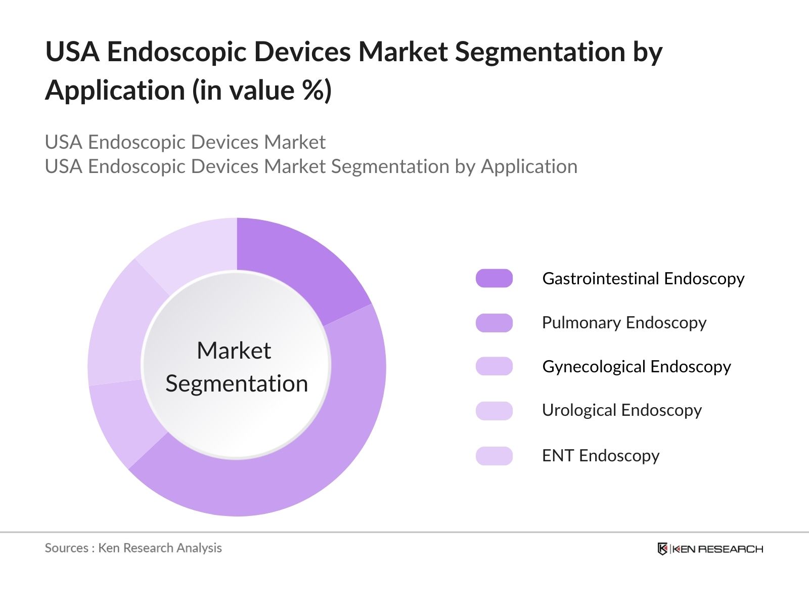 USA Endoscopic Devices Market Segmentation by Application