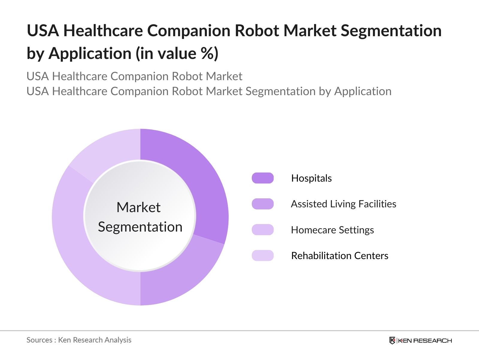 USA Healthcare Companion Robot Market Segmentation By Application