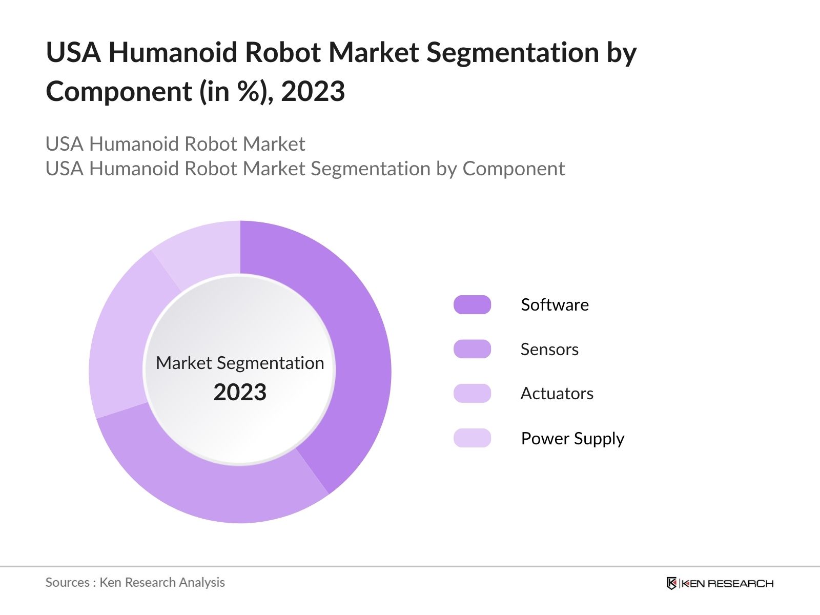 USA Humanoid Robot Market Segmentation by Component