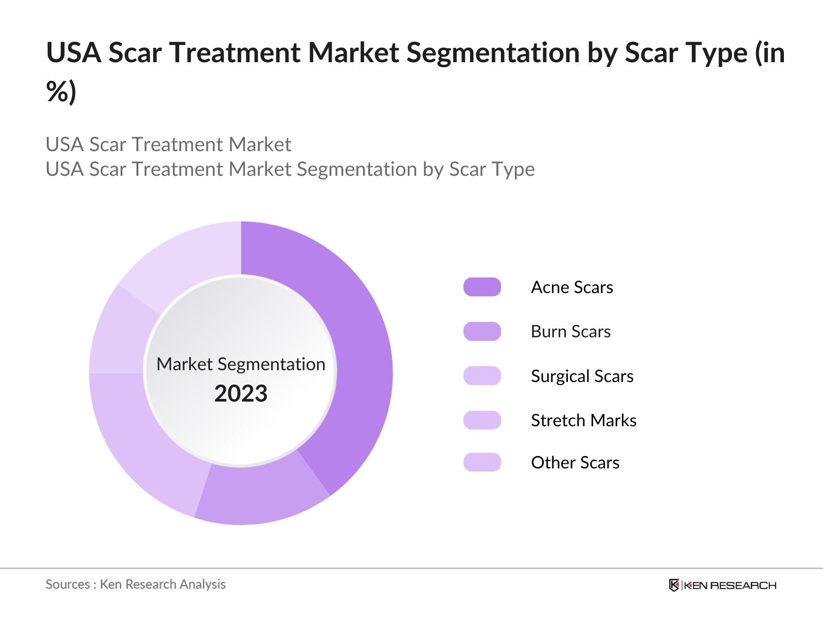 USA Scar Treatment Market Segmentation by Scar Type
