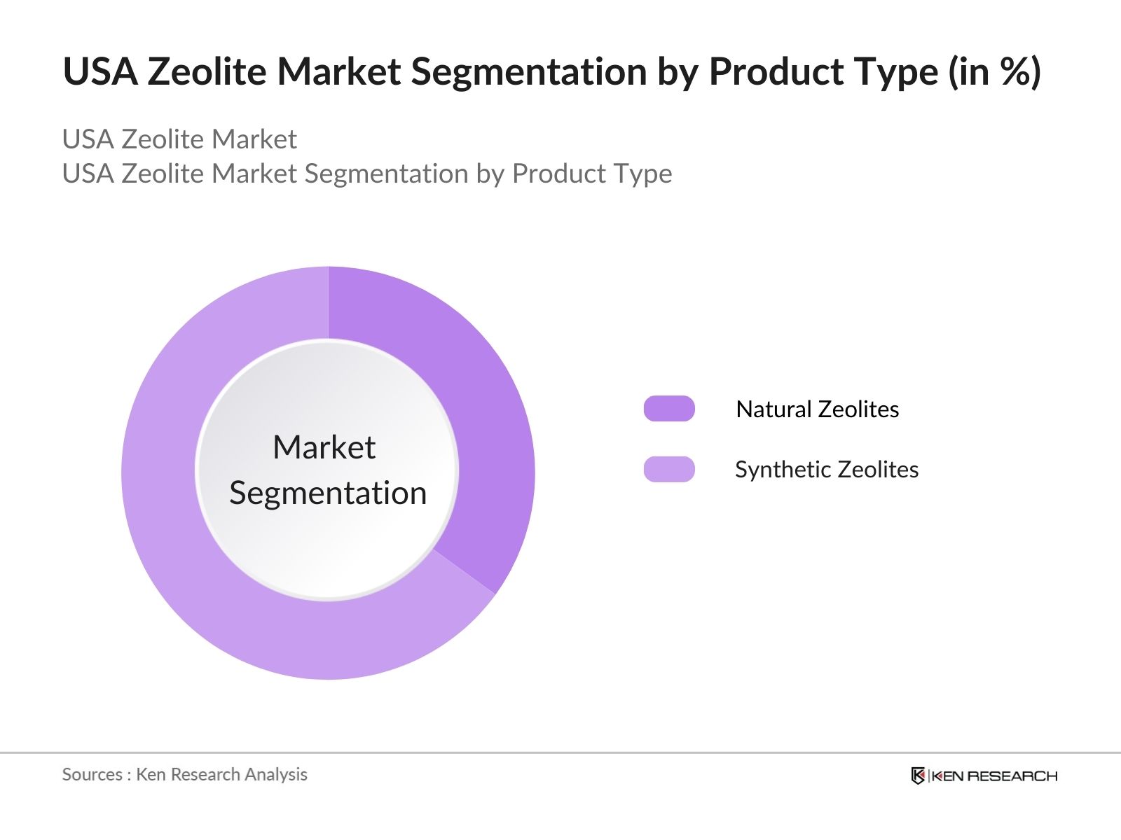 USA Zeolite Market Segmentation by Product Type