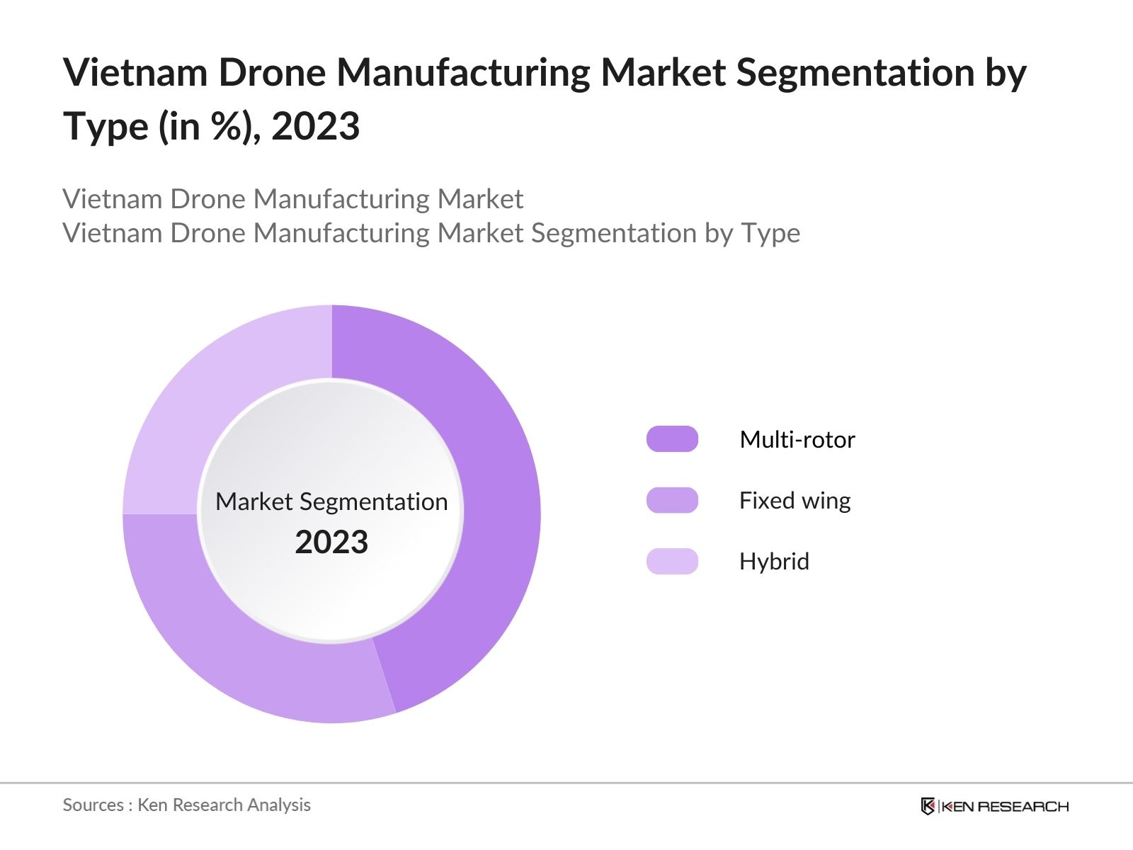 vietnam drone-manufacturing-market segmentation by type