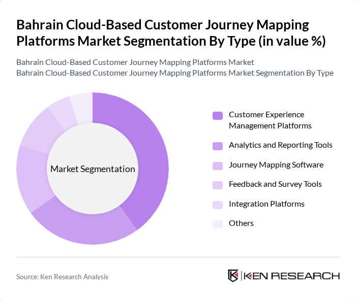 Bahrain Cloud-Based Customer Journey Mapping Platforms Market segmentation by Type.