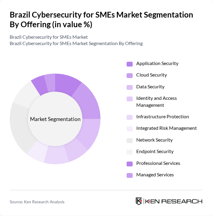 Brazil Cybersecurity for SMEs Market segmentation by Offering.