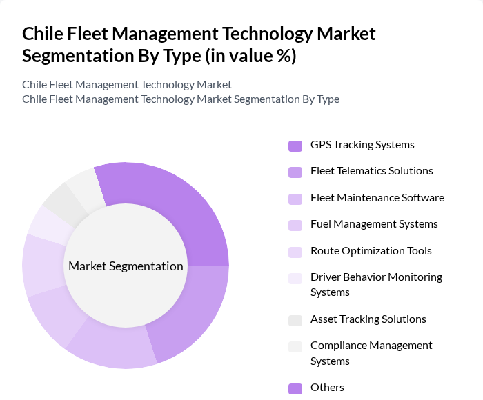 Chile Fleet Management Technology Market segmentation by Type. Chile Fleet Management Technology Market segmentation by Type.