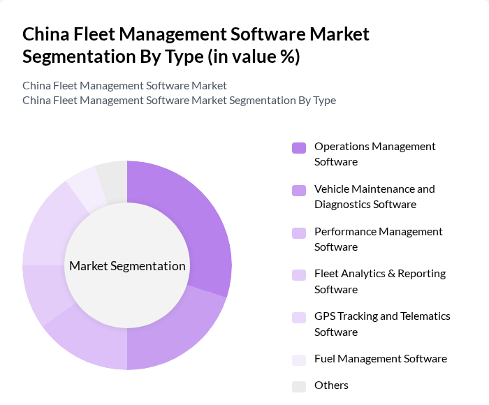China Fleet Management Software Market segmentation by Type.