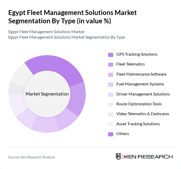 Egypt Fleet Management Solutions Market segmentation by Type.