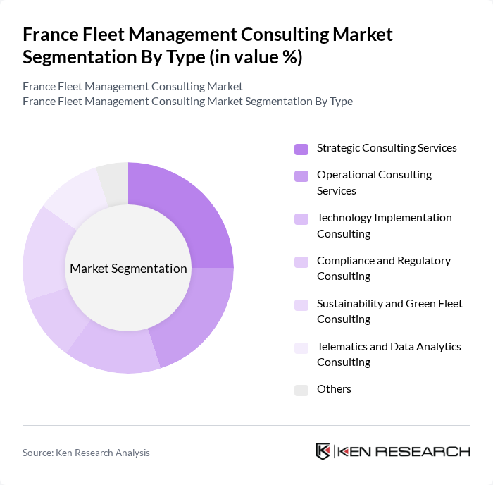 France Fleet Management Consulting Market segmentation by Type.