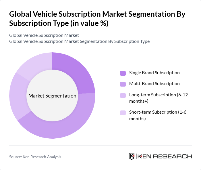 Global Vehicle Subscription Market segmentation by Subscription Type. Global Vehicle Subscription Market segmentation by Subscription Type.