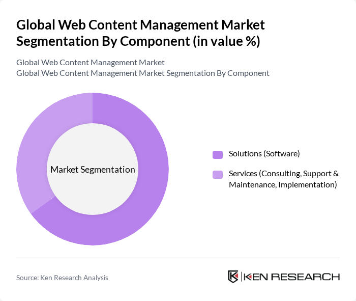 Global Web Content Management Market segmentation by Component. Global Web Content Management Market segmentation by Component.