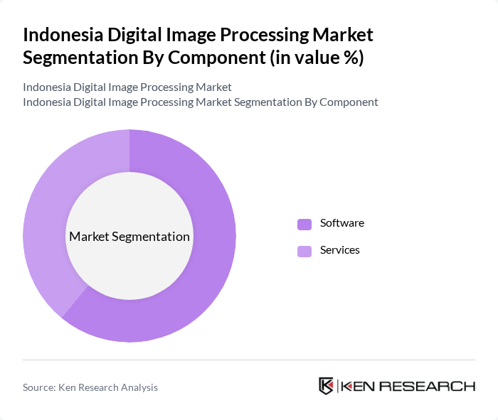 Indonesia Digital Image Processing Market segmentation by Component.